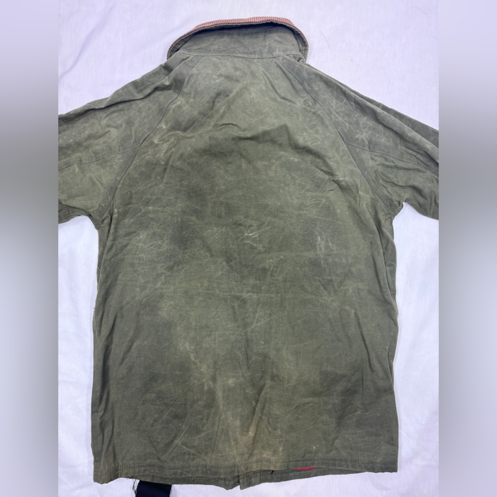 The Hundreds x Public Label Field Jacket Waxed Cotton Plaid Lined Corduroy Zip S - Picture 7 of 16